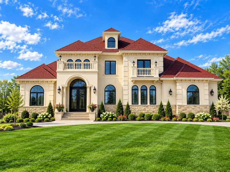Bellahaven custom home in Brookfield by Kingfogl – front elevation