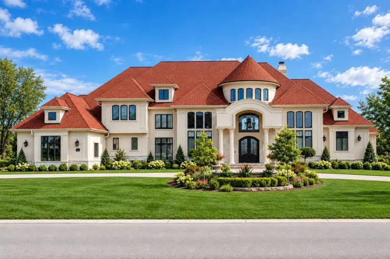 Presidio custom home in Brookfield by Kingfogl – front elevation