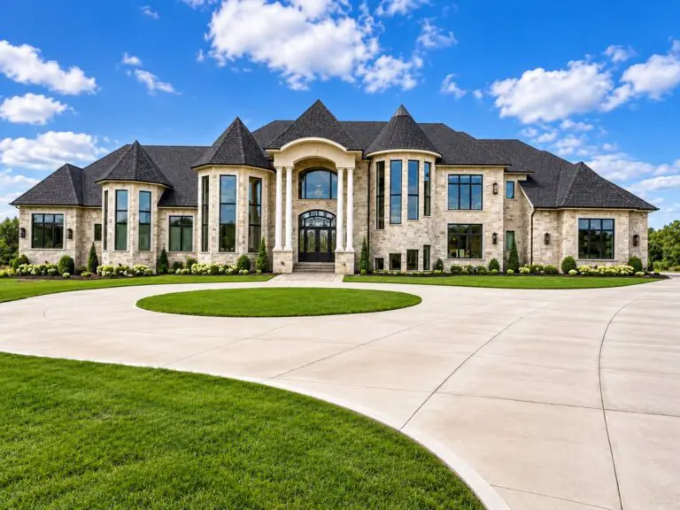 Saddlebrook custom home in Mequon by Kingfogl – front elevation