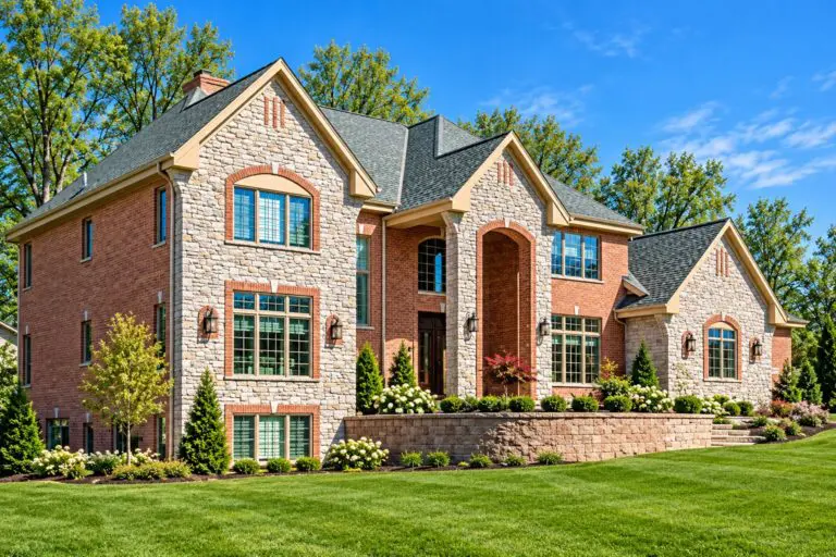 Talon custom home in Brookfield by Kingfogl – front elevation