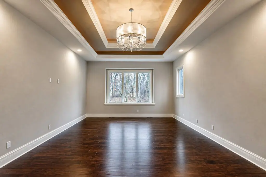 Primary bedroom with Kingfogl finishes