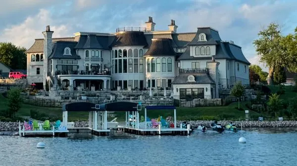 Gatsby luxury custom home exterior by Kingfogl Construction