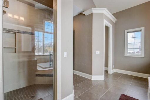 Ridgeview primary bath glass shower and doorway