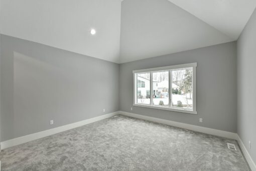 Hawks Ridge bedroom with vaulted ceiling
