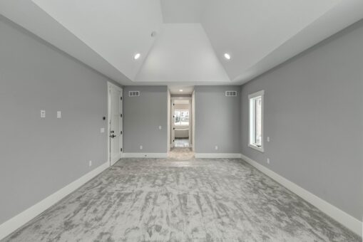 Hawks Ridge bedroom with tray ceiling