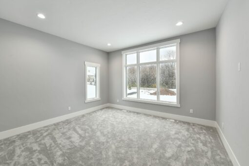 Hawks Ridge bedroom with large window