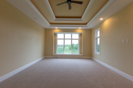 Ravenna primary bedroom with tray ceiling