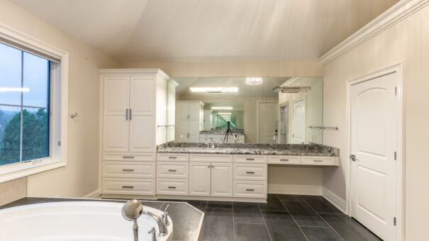 Davidson primary bath double vanity and makeup area