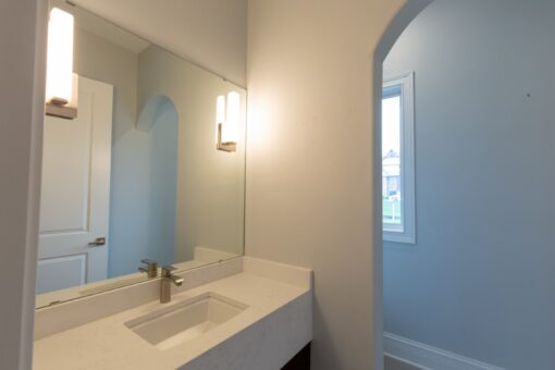 Ravenna bathroom with white vanity