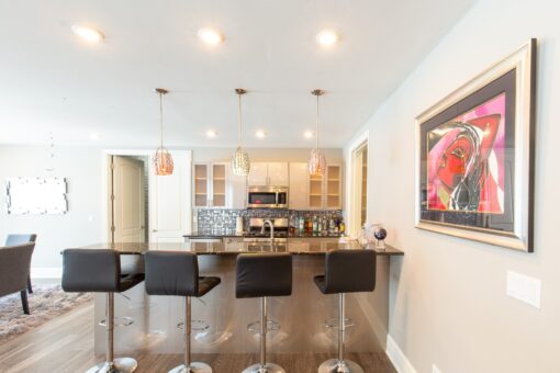 Summerhill lower-level bar seating