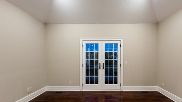 Bella Haven bedroom with French doors