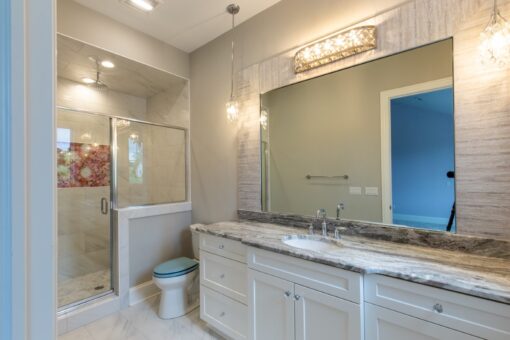 Shire white vanity with granite top