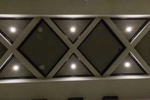 Shire diamond coffered ceiling