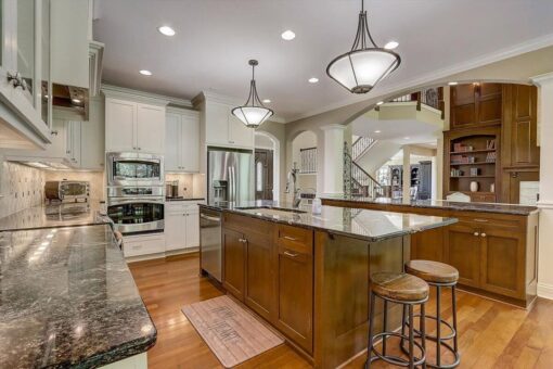 Talon kitchen island with seating