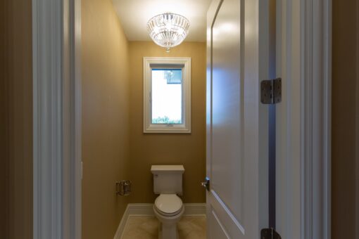 Stone Creek water closet with window
