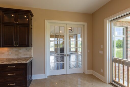 Stone Creek kitchen French doors