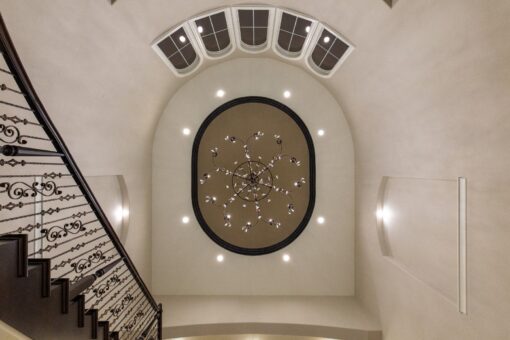 Vizzini domed ceiling over the staircase