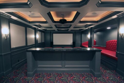 Haven home theater bar and screen