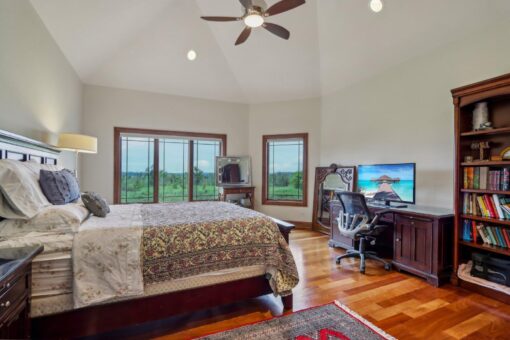 Danbury bedroom with desk area