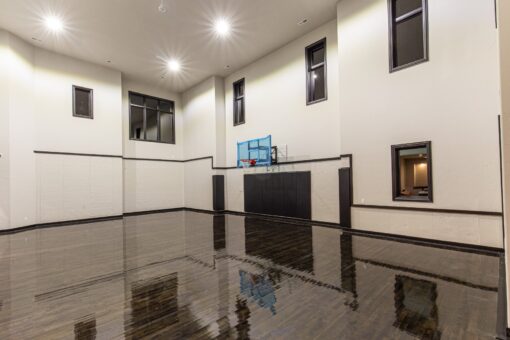 Saddlebrook lower-level indoor sport court
