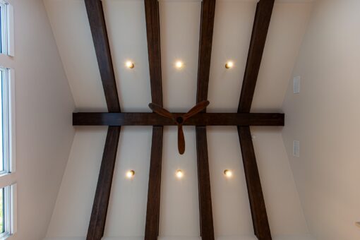 Carlisle ceiling with timber beams