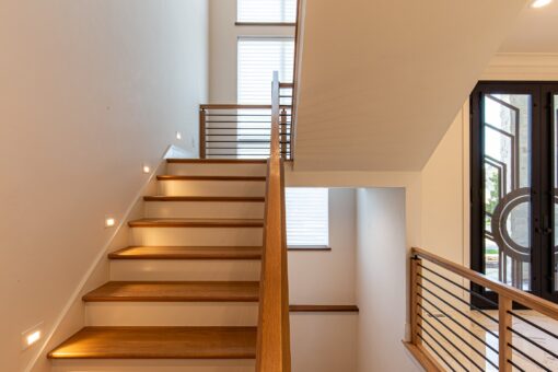 Carlisle floating wood stair treads