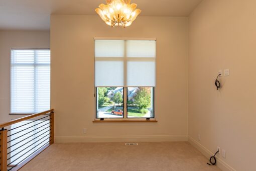 Carlisle loft with chandelier and window