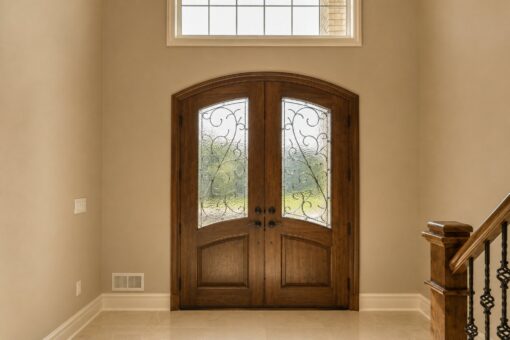 Auburn custom home in Brookfield by Kingfogl – 1st floor - foyer - front doors