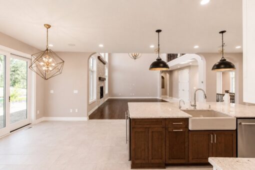 Auburn custom home in Brookfield by Kingfogl – 1st floor - kitchen and dinette