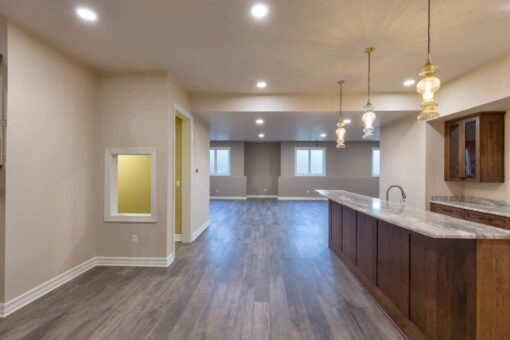 Auburn custom home in Brookfield by Kingfogl – basement - rec room - view 1