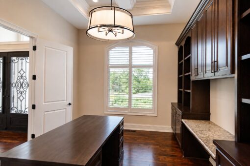 Bella Casa custom home in Mequon by Kingfogl – office