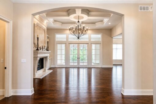 Bella Casa custom home in Mequon by Kingfogl – great room