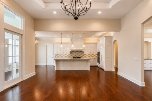Bella Casa custom home in Mequon by Kingfogl – great room view 8