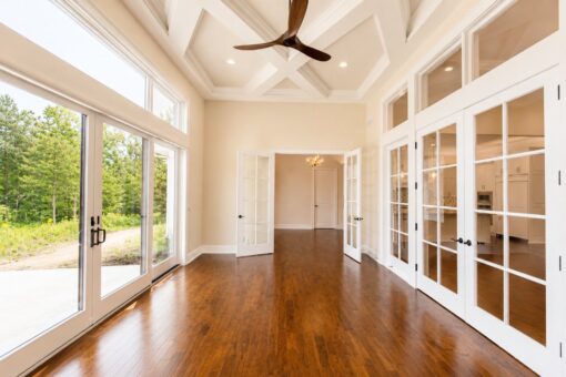 Bella Casa custom home in Mequon by Kingfogl – sunroom view 2