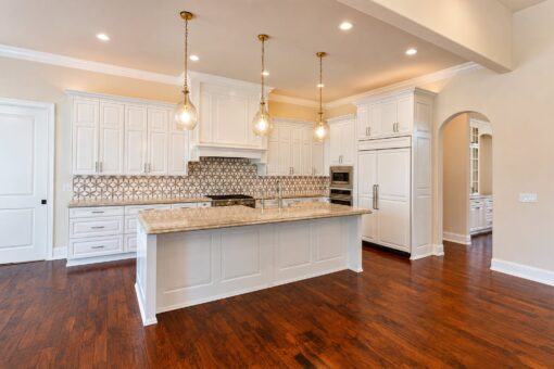 Bella Casa custom home in Mequon by Kingfogl – kitchen island