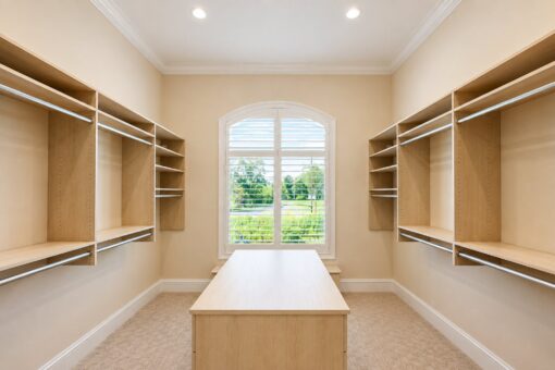 Bella Casa custom home in Mequon by Kingfogl – primary closet