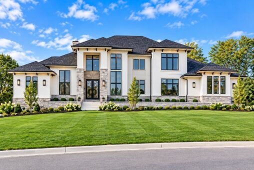 Carlisle custom home in Brookfield by Kingfogl – front elevation
