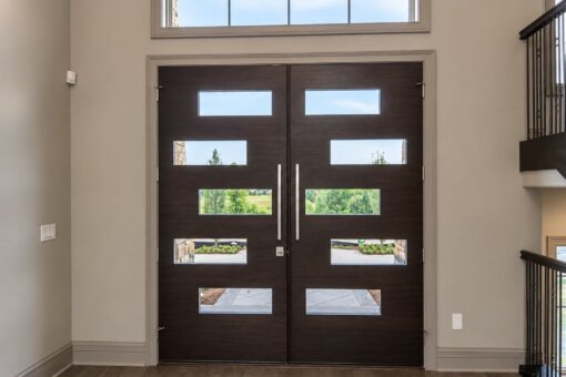 Compton custom home in Brookfield by Kingfogl – 1st floor - front entry doors