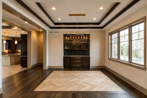 Compton custom home in Brookfield by Kingfogl – 1st floor - dining room - view 3