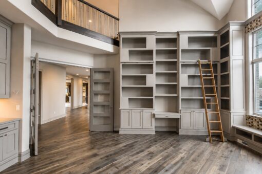 Compton custom home in Brookfield by Kingfogl – 1st floor - library - view 1