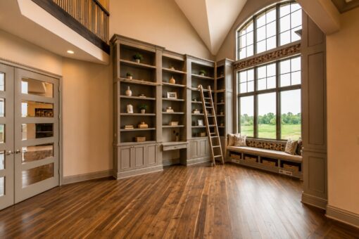Compton custom home in Brookfield by Kingfogl – 1st floor - library - view 2