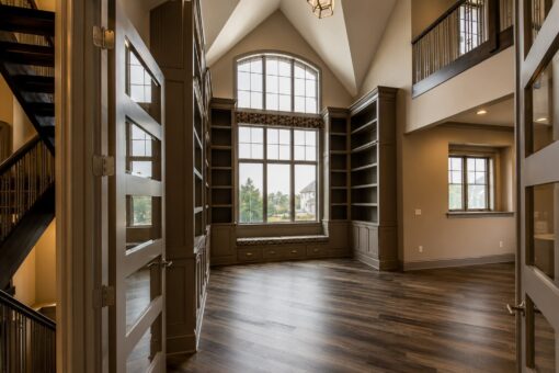 Compton custom home in Brookfield by Kingfogl – 1st floor - library - view 3