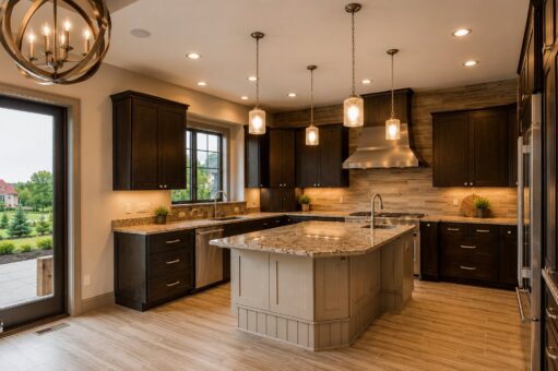 Compton custom home in Brookfield by Kingfogl – 1st floor - kitchen - view 7