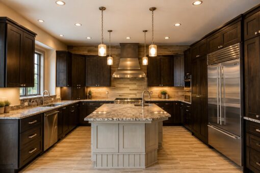 Compton custom home in Brookfield by Kingfogl – 1st floor - kitchen - view 9