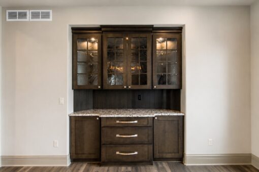 Compton custom home in Brookfield by Kingfogl – 1st floor - dry bar