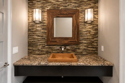 Compton custom home in Brookfield by Kingfogl – 1st floor - powder room - view 3