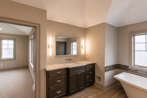 Compton custom home in Brookfield by Kingfogl – 2nd floor - primary bath - view 2