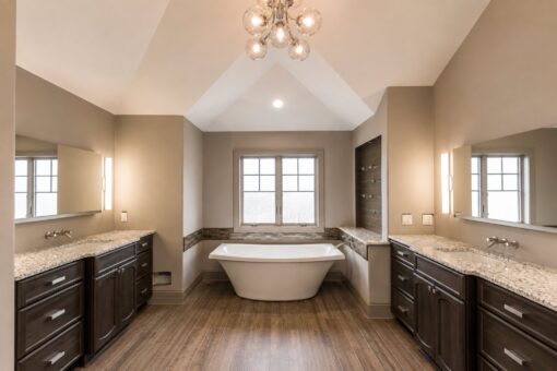 Compton custom home in Brookfield by Kingfogl – 2nd floor - primary bath - view 3