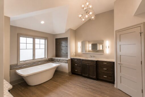 Compton custom home in Brookfield by Kingfogl – 2nd floor - primary bath - view 4