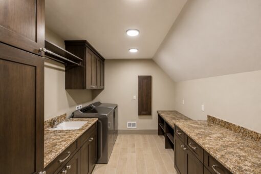 Compton custom home in Brookfield by Kingfogl – 2nd floor - laundry room